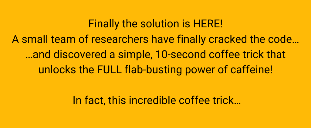 Coffee Tweak LP - solution is here